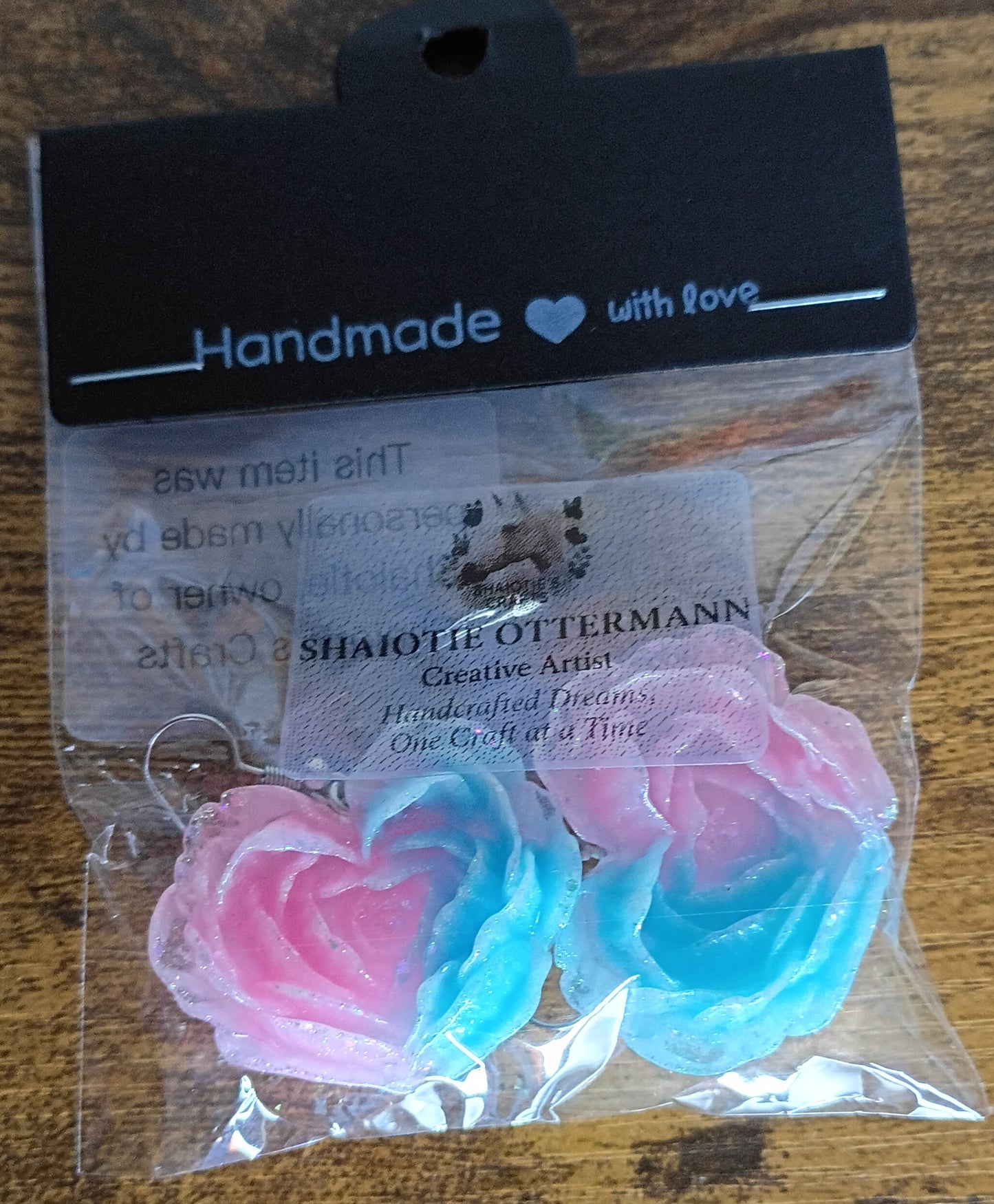 Handmade earrings made by Shaiotie's Crafts aka Shaiotie Ottermann