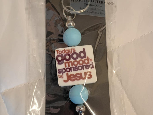 Handmade beaded keychain made by Shaiotie's Crafts aka Shaiotie Ottermann.