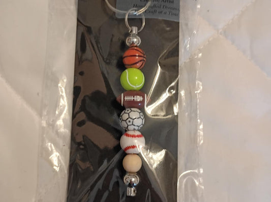 Homemade beaded keychain made by Shaiotie's Crafts aka Shaiotie Ottermann.