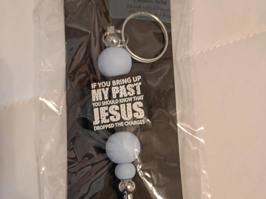 Handmade beaded keychain made by Shaiotie's Crafts aka Shaiotie Ottermann.